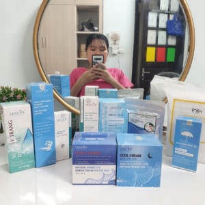 Bộ combo chăm sóc da khoẻ đẹp Mỹ Phẩm Lê Xuân