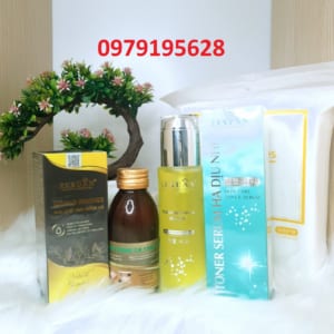 Bộ đôi tinh chất mụn Lê Xuân da dịu nhẹ nhanh sạch mụn hơn