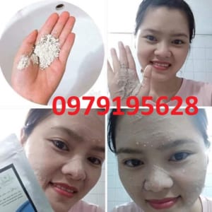 Bột mặt nạ dùng để rửa mặt như sữa rửa mặt