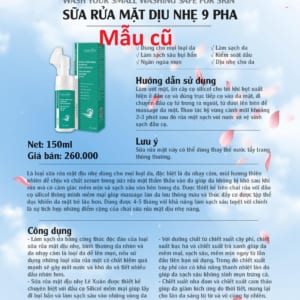 Hướng dẫn sử dụng sữa rửa mặt tạo bọt Lê Xuân