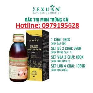 Rượu thuốc trị mụn Lê Xuân