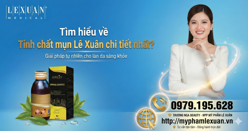 Tìm hiểu về tinh chất mụn Lê Xuân