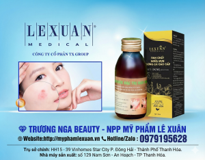 Tinh chất mụn Lê Xuân hàng công ty chính hãng rõ ràng nguồn gốc xuất xứ