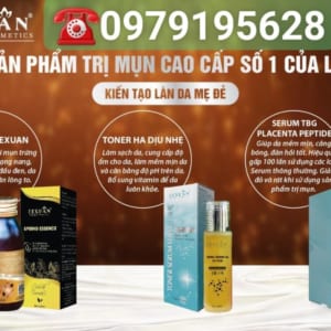 Bộ trị mụn cao cấp Lexuan