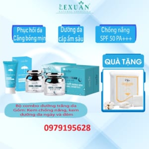 Bộ kem dưỡng trắng da Lê Xuân
