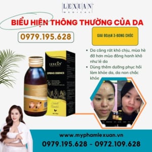Giai đoạn 3- bong da tái tạo dùng trị mụn Lê Xuân