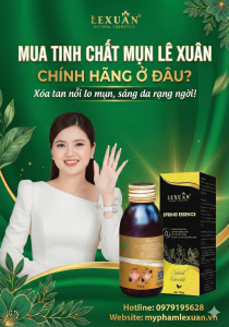 Mua tinh chất mụn Lê Xuân chính hãng ở đâu?